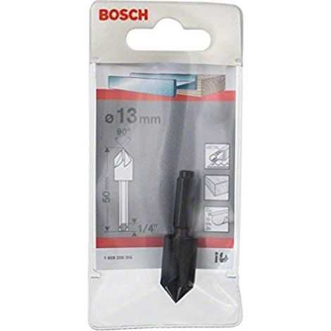 Punta conico con attacco esagonale, 13,0 mm, 90°, 50 mm, 1/4 di pollice (1/4)