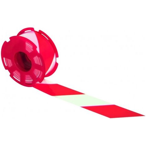 SOFOP TALIAPLAST - Ruban "RUBAFORT" rouge blanc 500mx75mm