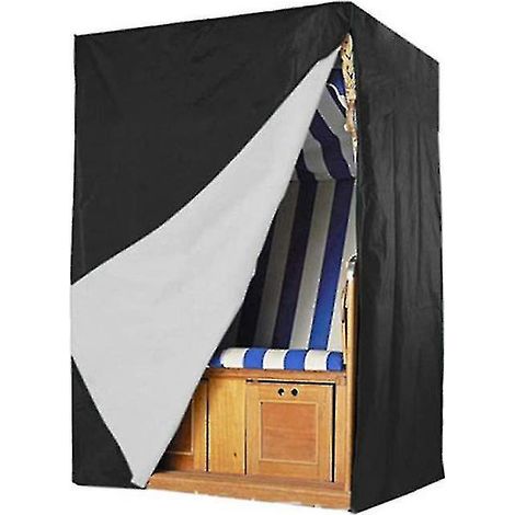 Housse de chaise de plage Vancl / Housse anti-poussière pour balancelle de jardin / Housse de protection solaire pour fauteuil à bascule (130 x 100 x 1 cm) (1/5)