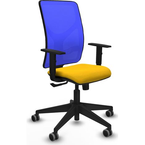 Silla de oficina piqueras y crespo Motilla azul mesh ajustable (1/2)