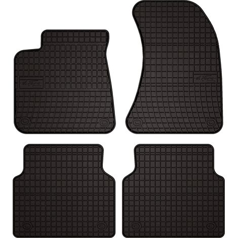 Tappetini in gomma per auto per: Audi A8 D4 berlina corta (2009-2017) - neri, su misura