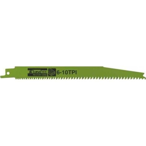 Lames de scie alternative en acier à outils pour le bois 200x19x1,3 6-10/5P