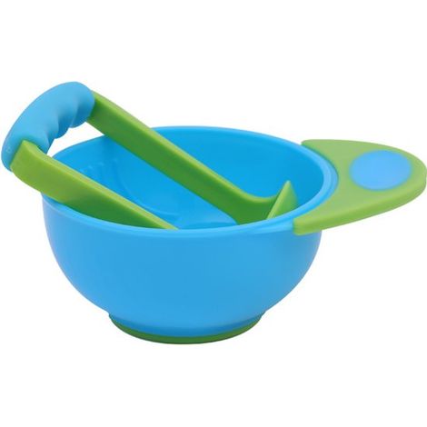 Fütterschüssel-Massageset – 2-in-1-Handmassageschüssel – Geeignet für Kleinkinder zur Zubereitung von Gemüse- oder Obstpüree (1/5)