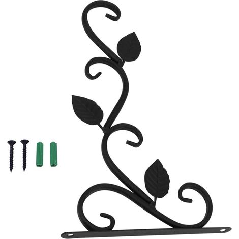 Crochets muraux, crochets pour fleurs, supports muraux pour plantes anciennes, crochets métalliques, supports pour paniers suspendus, lanternes, carillons éoliens, paniers suspendus (1/5)