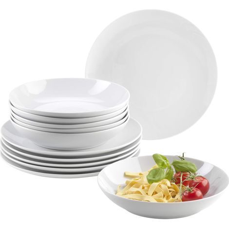 Domestic by Mäser, Serie Barca, Servizio da Tavola da 12 Pezzi, per 6 Persone (1/4)