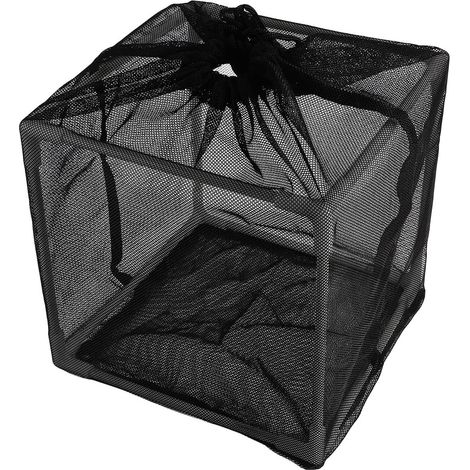 Boîtier De Filtre Pour Pompe De Bassin, Couvercle De Panier En Nylon, Filets De Pompe À Eau Cubiques Anti-colmatage, Sacs En Maille Barrière, Cage De Nettoyage Pour Écumoire (1/5)