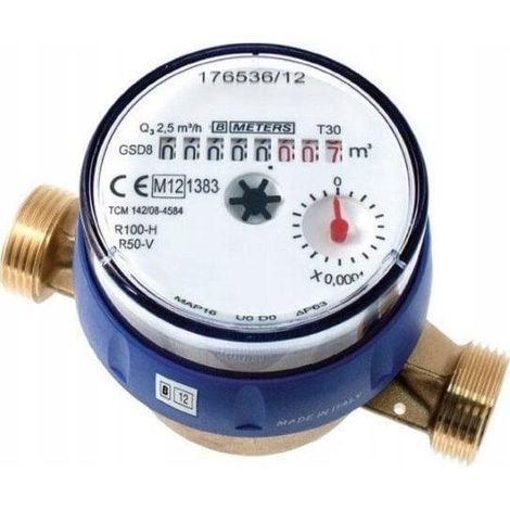 Bmeters GSD8 RFM Wasserzähler kalt DN15 2,5 m³/h