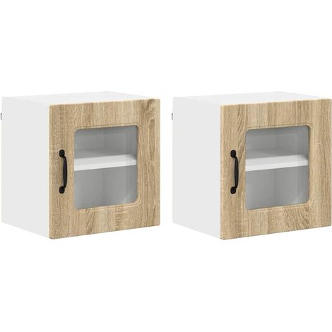 Meuble mural de cuisine,Armoire de cuisine 2 pcs Chêne Sonoma 40 x 31 x 40 cm CFW24316 (1/5)