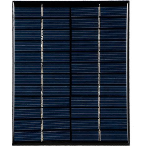 Panneau Solaire 12V 2W Polycristallin DIY Module Photovoltaïque pour Chargeur Lampe Solaire Projet Scientifique (1/5)