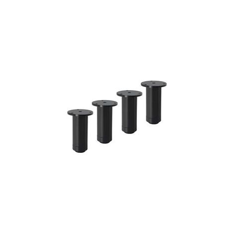 4 Pièces 80mm Pieds de Meubles Réglables, Pieds D'armoire, Jambes de Canapé, Pieds de Support pour Meubles, Armoires, Étagères de Support pour Armoires de Rangement (Hauteur Réglable 0-25mm) (1/5)
