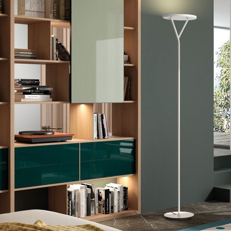 Lampadaire led Plano dimmable blanc mat (1/3)