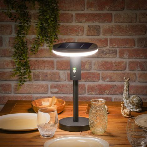 esotec Solar Tisch- und Leseleuchte Talino 38 warmweiß 3 Leuchtstärken 102764 (1/5)