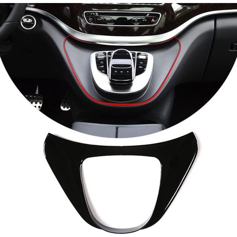 Garniture décorative en plastique ABS pour console centrale de voiture V250 V260 2015-2020 Accessoires d'intérieur (noir) (1/5)