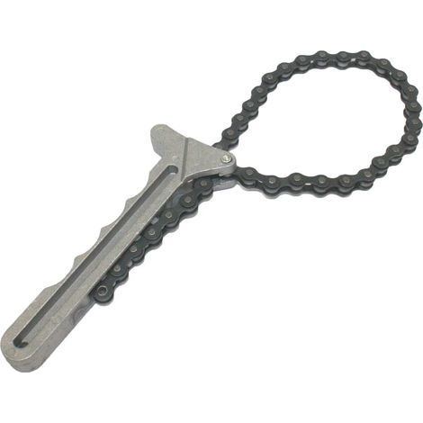 JOMAFA Llave para filtros de aceite con cadena de 215mm. Llave filtros universal (1/3)