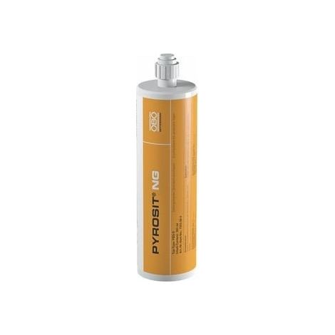 OBO Bettermann Mousse coupe-feu en cartouche 380ml Mousse PU coupe-feu à 2 composants rouge rouille, 7203800
