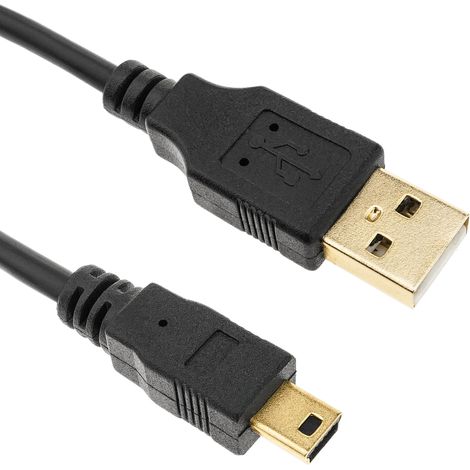 BeMatik - Super câble USB 2.0 (type B AM/MiniUSB5pin-M) 3m (1/5)