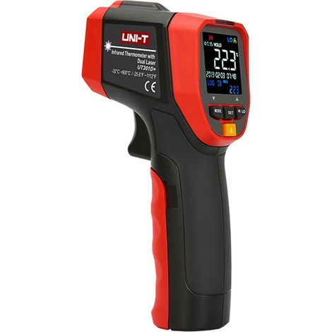 UNI-T UT301D+ THERMOMÈTRE INFRAROUGE, 12:1 RATIO AVEC DOUBLE LASER, -32° C-600° C/-25,6° F-1112° F