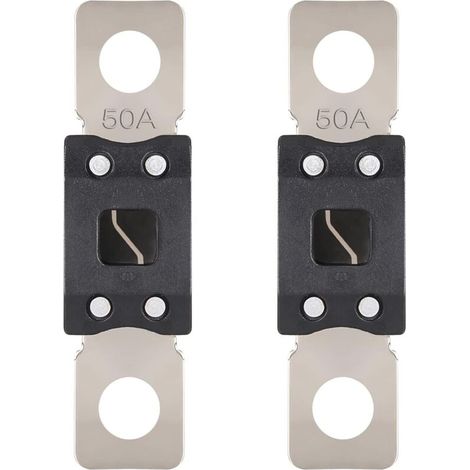 MEGA 50A Car Fuse, 50 Amp Screw-in High Current Car Fuses for Caravans, Trucks, and Buses (2 Pieces) (1/4)
