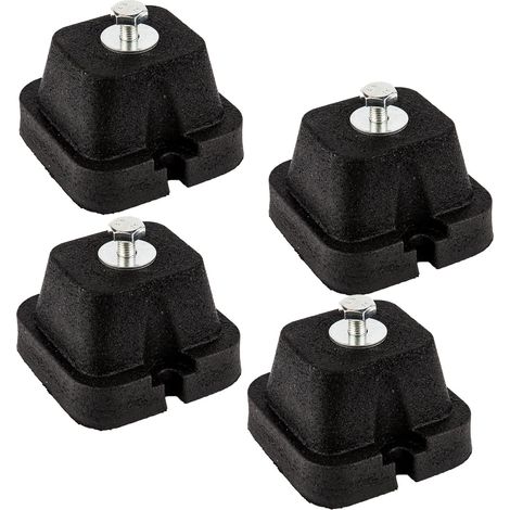 Lot de 4 rondelles en caoutchouc pour climatiseur extérieur Mini Split, pompes à chaleur, compresseurs d'air, condensateurs et générateurs d'une puissance de 9000 à 36000 BTU (1/5)