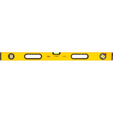 Wasserwaage aus Aluminium, Typ 600, 80 cm, 3 Libellen