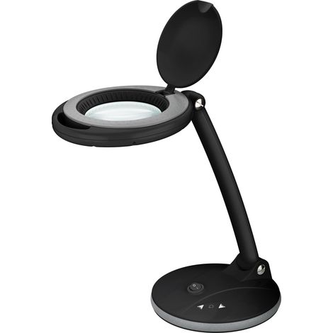 GOOBAY LED-Stand-Lupenleuchte, 6 W, 450 lm, dimmbar, schwarz (1/5)