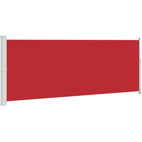 Maison Exclusive - Tenda Laterale Retrattile per Patio 180x500 cm Rossa