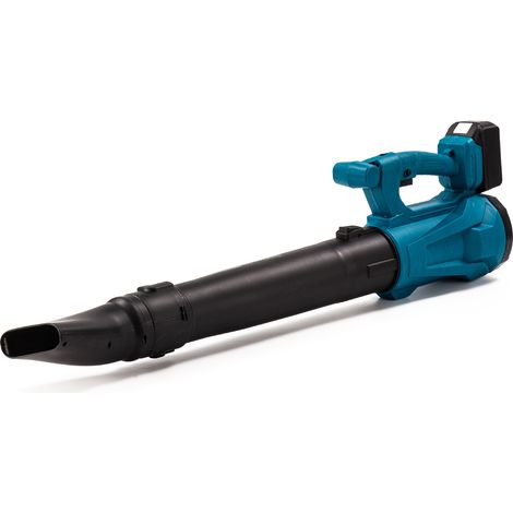 Professioneller Akku-Laubbläser, Elektrischer Laubbläser für Makita-Akku, Max. Geschwindigkeit 50 m/s, Max. Windvolumen 12,2 m³/Min, 24000 U/min, 6 variable Geschwindigkeiten (1/5)