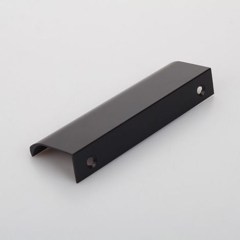 royaluxe - Lot de 6 poignées de tiroir dissimulées en argent avec vis en alliage d'aluminium pour armoire, placard, chambre, cuisine, salon (1/3)