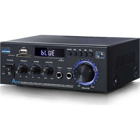 Amplificateur stéréo HIFI numérique Bluetooth FM USB Amplificateur intégré (1/4)