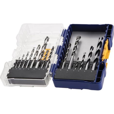 IRWIN HSS Pro 15-Piece Combination Drilling and Pilot Hole Set (1/3)