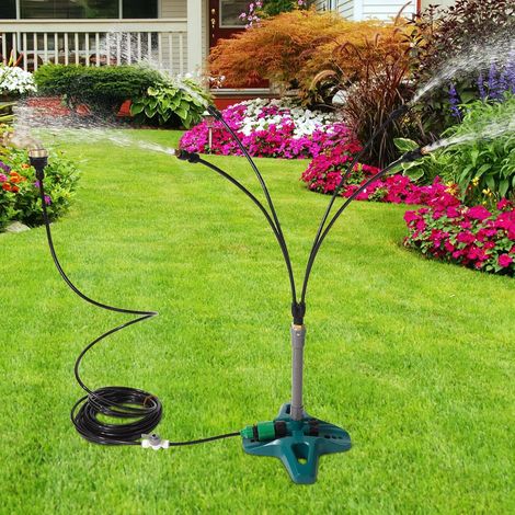 Sistema de nebulización independiente verde, 68,58 x 25 x 20,7 cm. Pulverizador portátil para exteriores para piscina, jardín, actividades acuáticas, barbacoa y fiestas. (1/5)