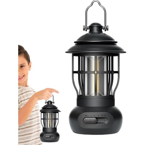 Lampe de tente de camping - lampe de camping LED portable - lampe de tente avec batterie externe 1200 mAh - lampe de survie étanche en cas de panne de courant (1/5)