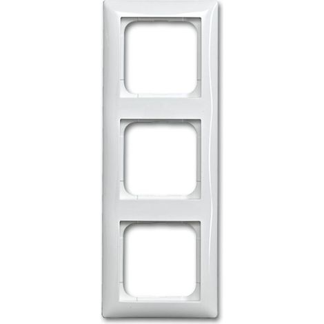 Placa de pared busch-jaeger 1723-914 sin tornillos 3 vías