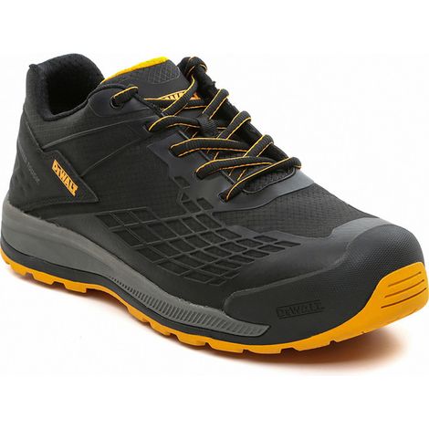Dewalt – Chaussures de sécurité S1P noires 42 – Tige mesh, embout acier, semelle caoutchouc – Antistatiques, résistantes à l'huile, pour industrie légère