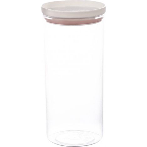 Bocal de rangement hermétique avec couvercle PET PP transparent réutilisable pour organiser les aliments (1/5)
