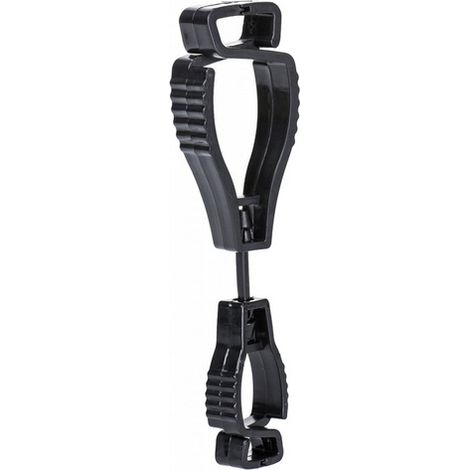 Clips Gants sans Metal Dielectrique Portwest A002 - Grande Griffe 20 cm - Decrochage Securite - Boite de 40 (1/2)