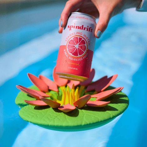 Porte-gobelet de bain, porte-boisson flottant, plateau pour boisson de piscine, porte-carafe à vin, accessoires de détente pour la salle de bain (1/3)