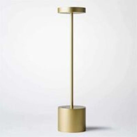 Wireless LED Table Lamp, USB Charging Desk Lamp, Bedside Lamp with 2 Brightness Levels, Modern Hotel Restaurant Bedroom Lamp (1/5)