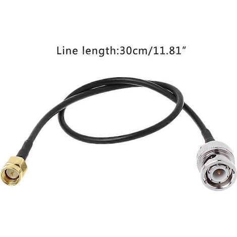 BNC-Stecker auf SMA-Stecker RG174-Anschlusskabel HF-Koaxialadapter (1/5)