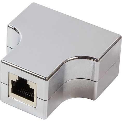 Adattatore di rete LogiLink RJ45 T, splitter di connessione da 1 a 2, 10 Mbit, rete (1/3)