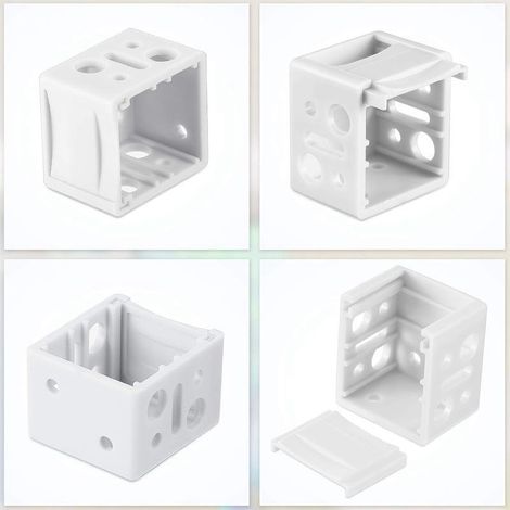 supports de fixation en plastique pour stores vénitiens et accessoires pour rideaux