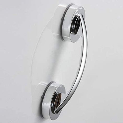 Poignée De Porte - Argent - Bec De Cane - Pour Salle De Bain Et Réfrigérateur - 1 Pièce (1/3)