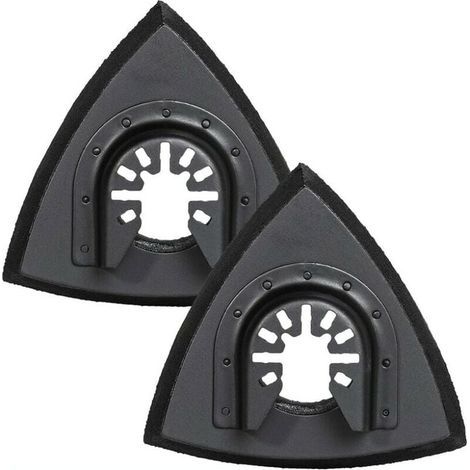 dischi abrasivi triangolari da 90 mm - Disco abrasivo per utensile multifunzione oscillante per la levigatura del legno (1/4)