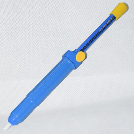 Pompe à dessouder par aspiration (13") – Outil manuel pour l'élimination de la soudure – Bleu