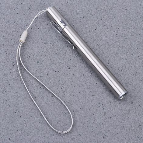 Medizinische Stiftlampe, USB-wiederaufladbar, LED-Taschenlampe aus Edelstahl, ideal für Ärzte und Medizinstudenten (1/4)