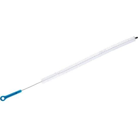71 cm flexibles Abflussreinigungswerkzeug, Abflussüberlaufreinigungsbürste für Bad und Küche (Blau) (1/5)