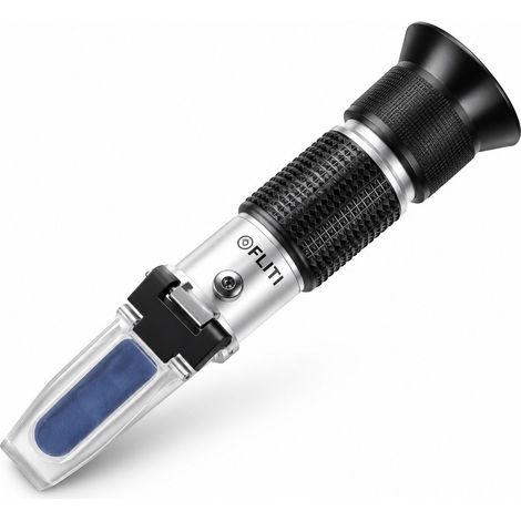 Réfractomètre de Miel Professionnel Haute Précision 58-90% Brix 10-33% Eau Acier Inoxydable 15.5cm (1/5)