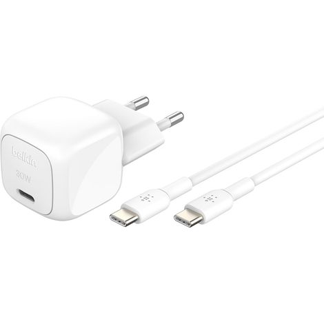 Belkin WCA008kq1MWH-B6 Cargador Blanco 30W 1 metro