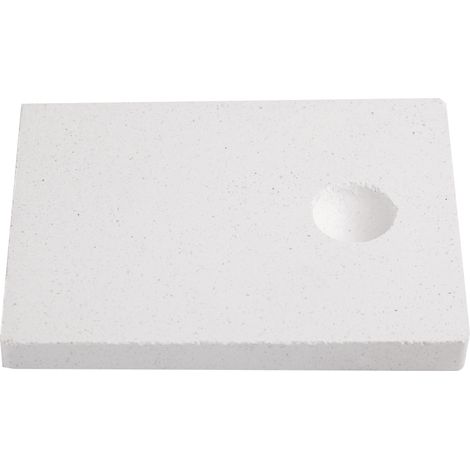 Kit de 2 briques réfractaires isolantes 230x114x65mm pour fonte, soudure et fusion de métaux - outillage bijouterie, résistant haute température (1/5)