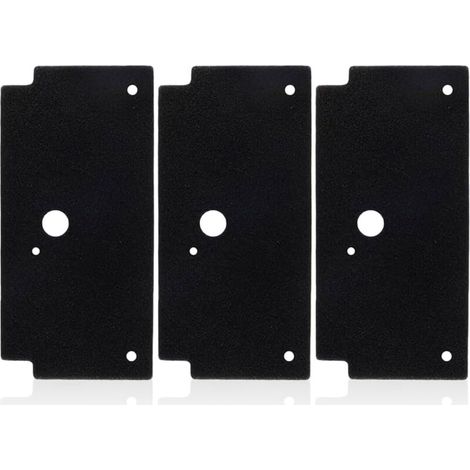 Packung mit 5 Schwammfiltern 12022801 für Wäschetrockner, Ersatzfilter für Bosch Siemens Wärmepumpen-Wäschetrockner (292 mm x 142 mm x 19 mm) (1/5)